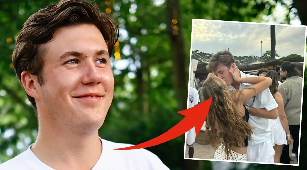 Efter heta kyssbilden: Emma, 20, pekas ut som kronprins Christians flickvän