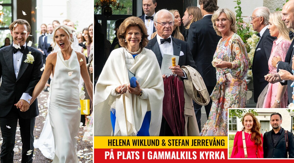 Exklusivt! Kungaparet på bröllop: Kärleksfest när Silvias gudson sa ja