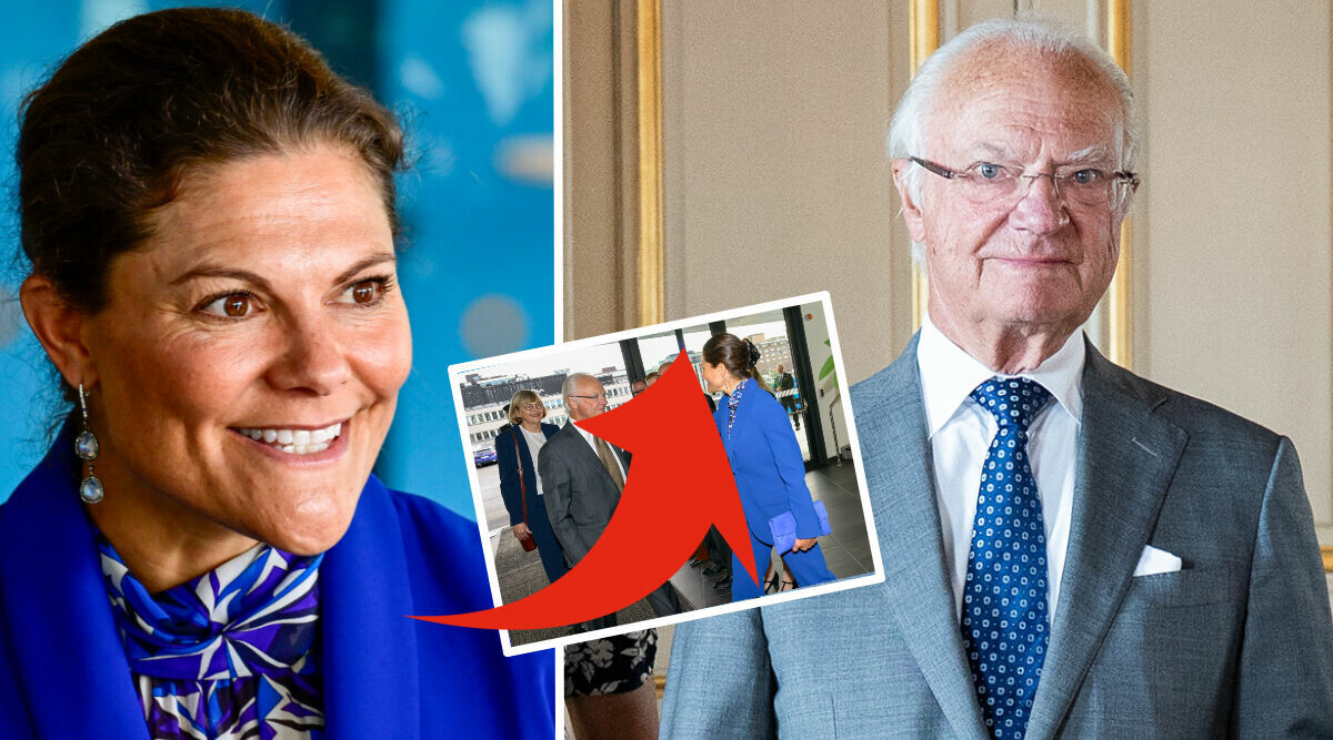 Victorias omsorgsfulla kärleksgest till pappa kungen – se nya bilden!
