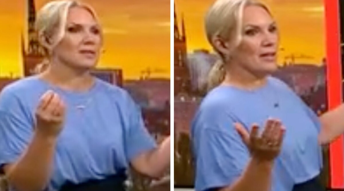 Anna Brolin stoppas i direktsändning – får inte säga ett ord om nyheten