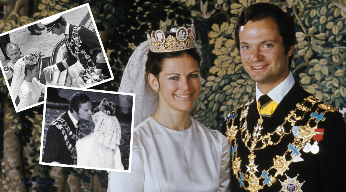 Kungen och Silvias kärlekssaga – alla detaljer från 70-tals-bröllopet!