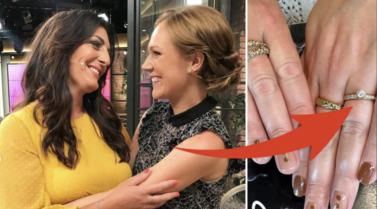 TV4-profilen visar upp förlovningslyckan – i sändning!