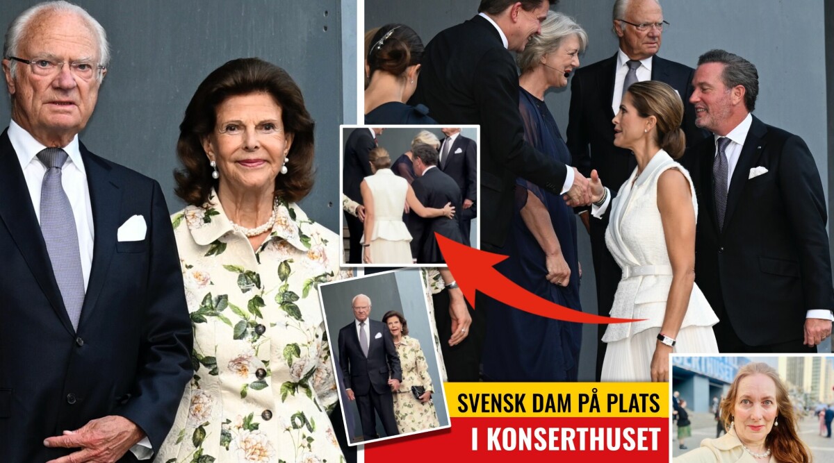 Magiskt mellan Madeleine och Chris – och kungen hand i hand med Silvia