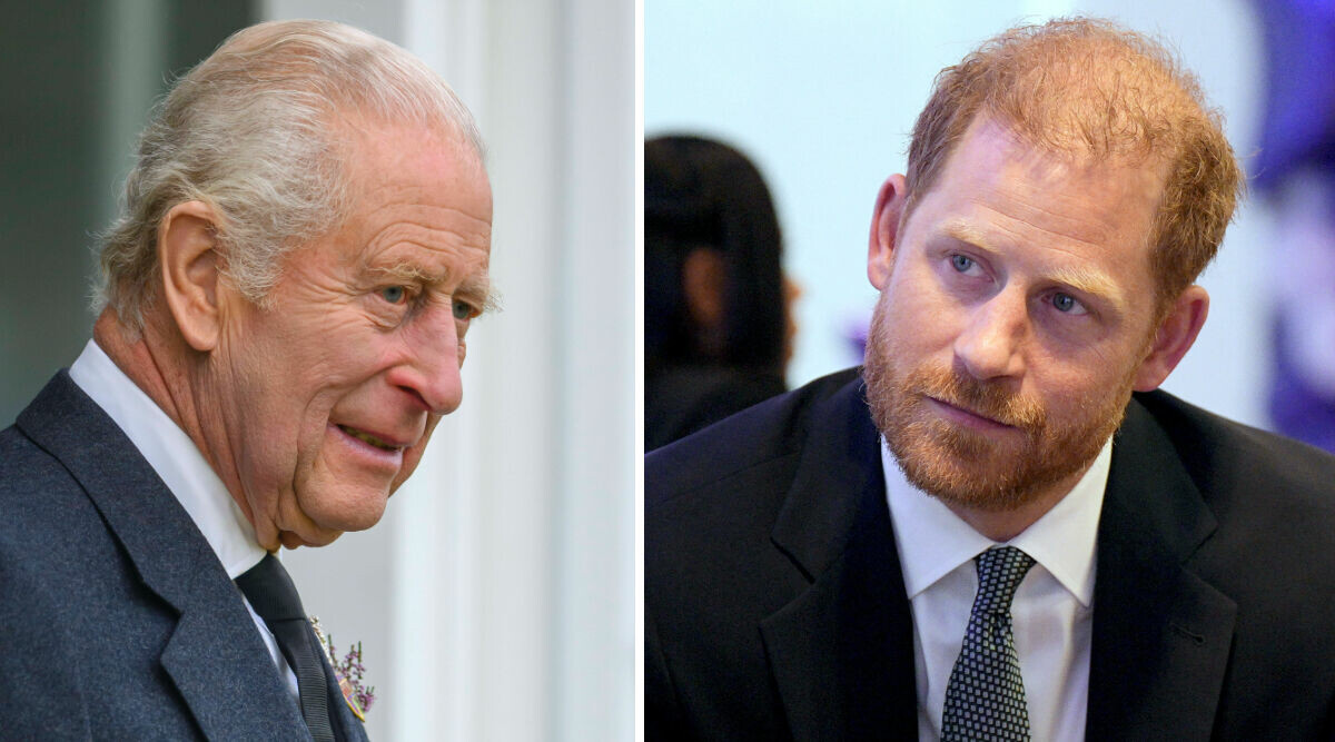 Harry bryter tystnaden efter återföreningen med Charles – märkbart känslosam