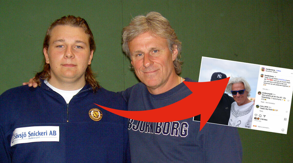 Björn Borgs son Robin försvann – så ser han ut idag