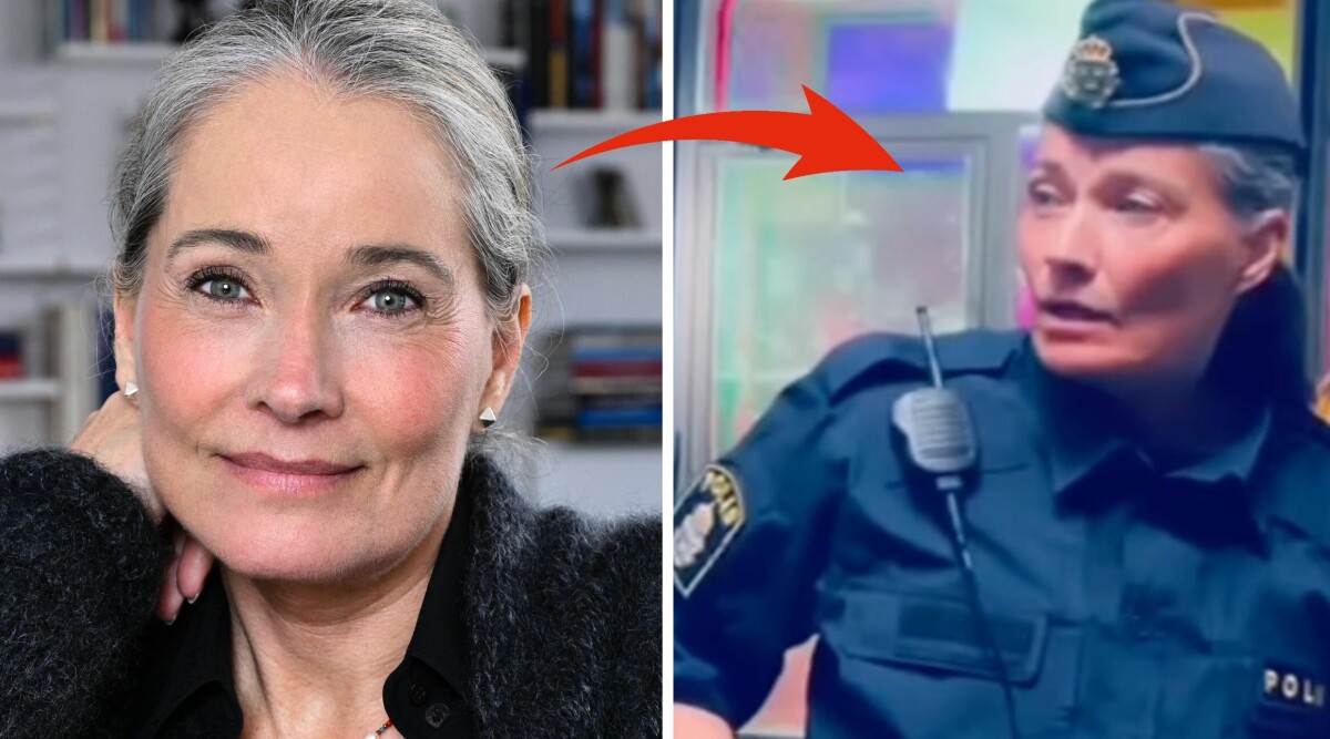 Tv-stjärnan Agneta Sjödin berättar om sitt okända dubbelliv – som polis