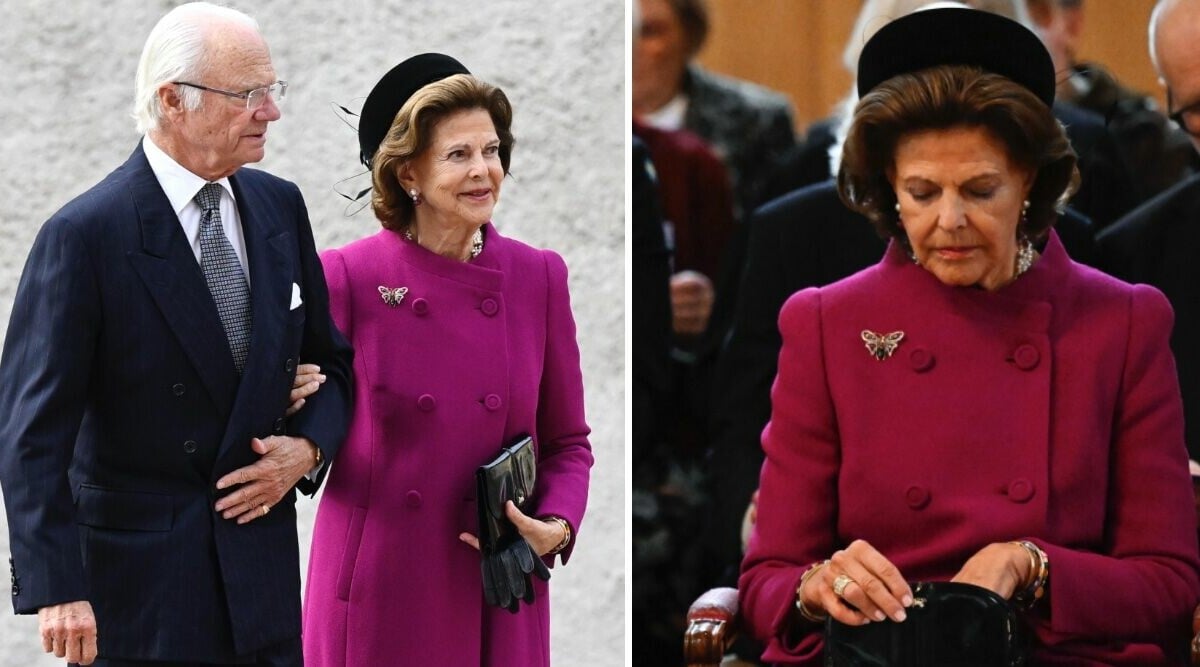 Kungen och Silvia öppet känslofyllda i kyrkan – kommer arm i arm