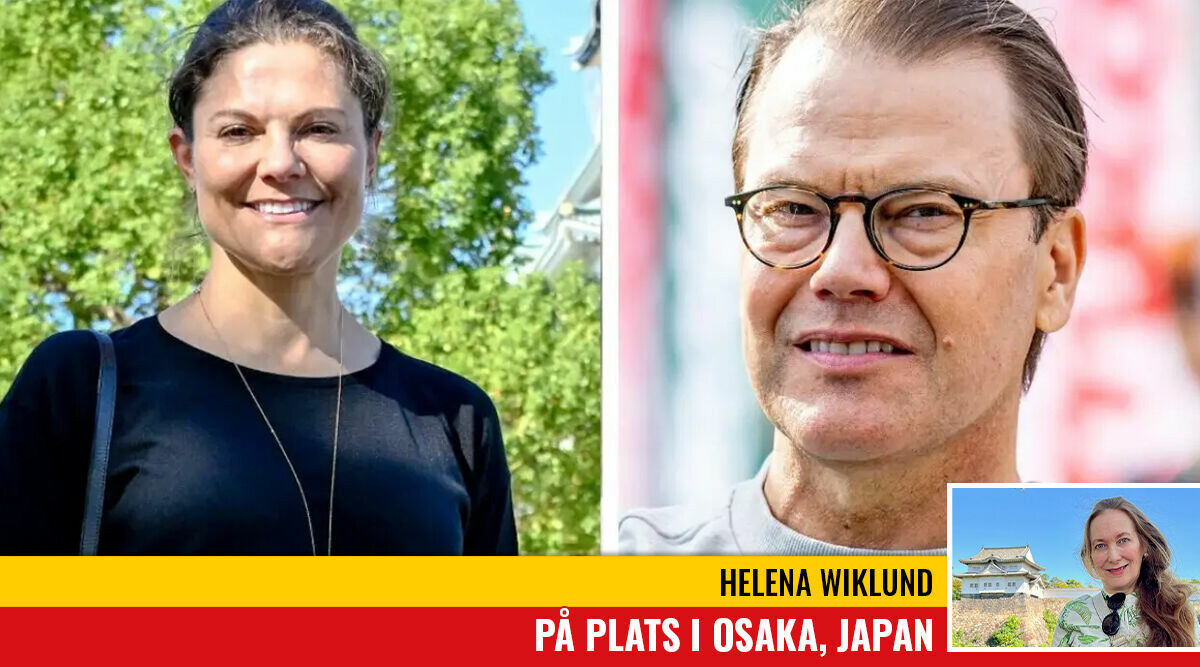 Kronprinsessan Victoria i Japan – prins Daniel inte framme än