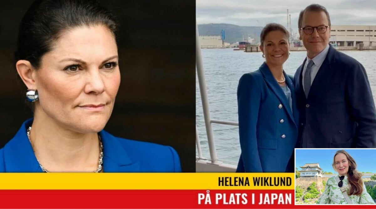 Här återförenas Victoria med Daniel i Japan – underbara ögonblicket!