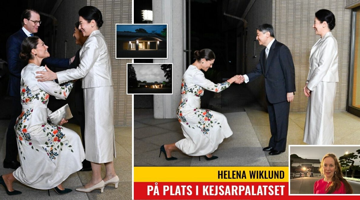 Exklusivt! Victoria på middag hos kejsaren: ”Fina samtal”
