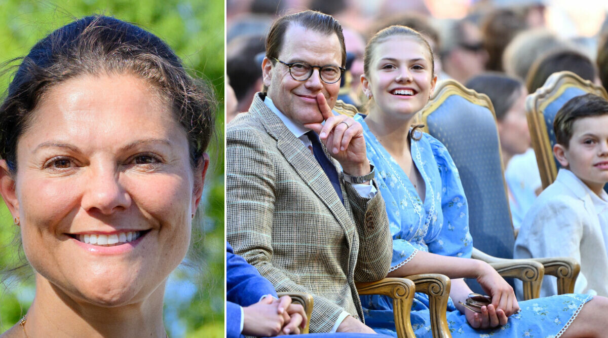 Stora glädjebeskedet ute på Haga – Estelle och Oscar jublar