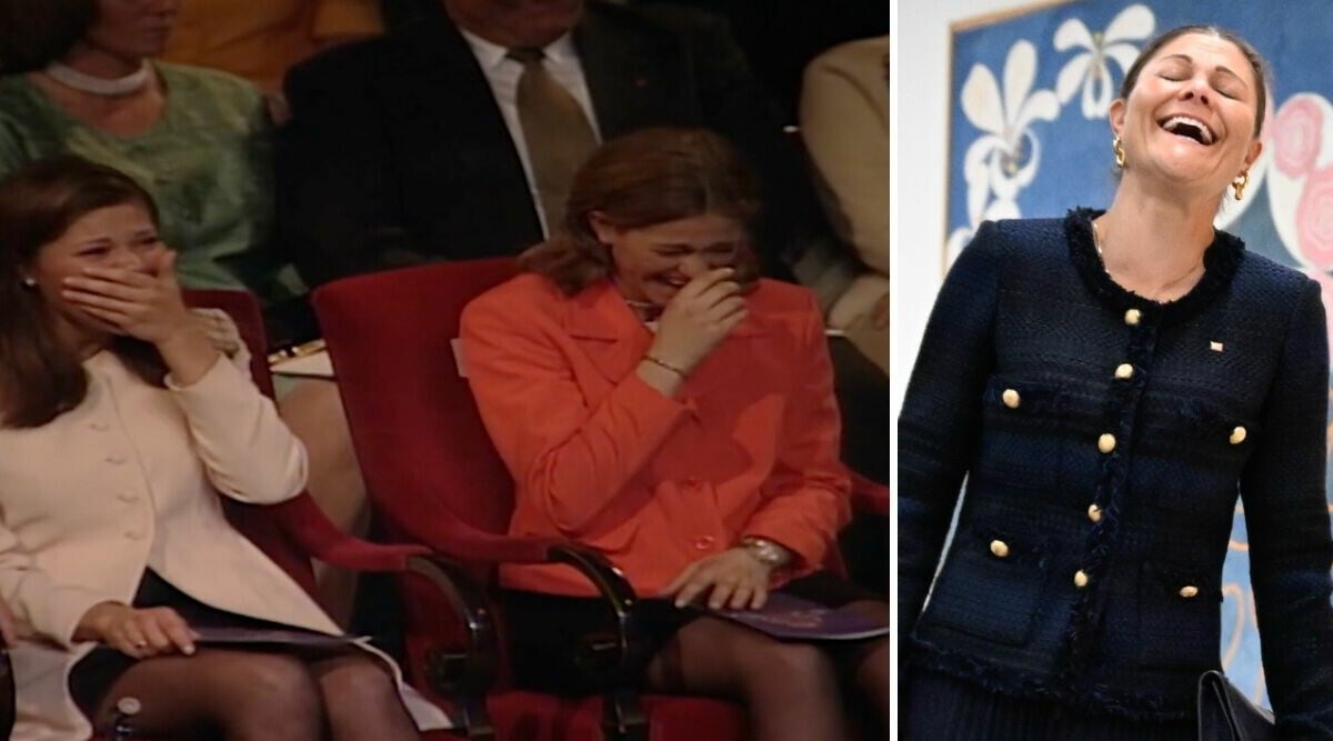 Här dyker Victoria och Madeleine upp i ny dokumentär – gapskrattet fångades av kamerorna