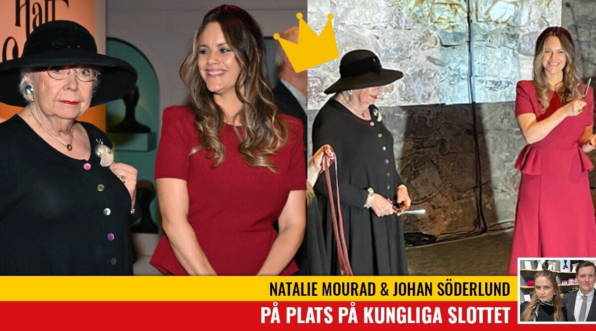 Prinsessan Sofia visar upp släktklenod – och Christina skämtar loss på slottet