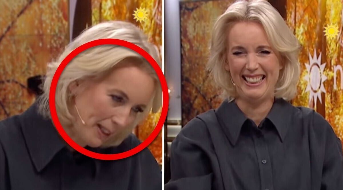 Jenny Strömstedts absurda fynd i Nyhetsmorgons studio – chocken i direktsändning