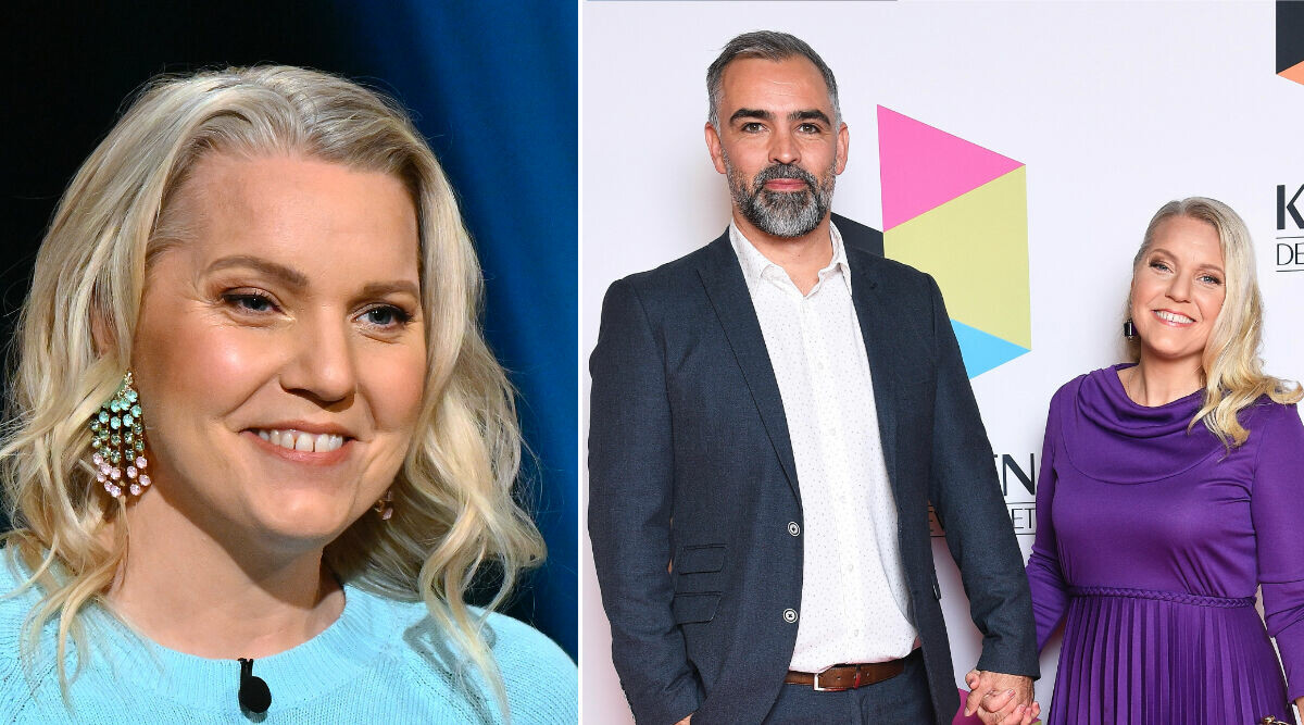 Carina Bergfeldts familjelycka med maken: "Mitt bästa beslut"