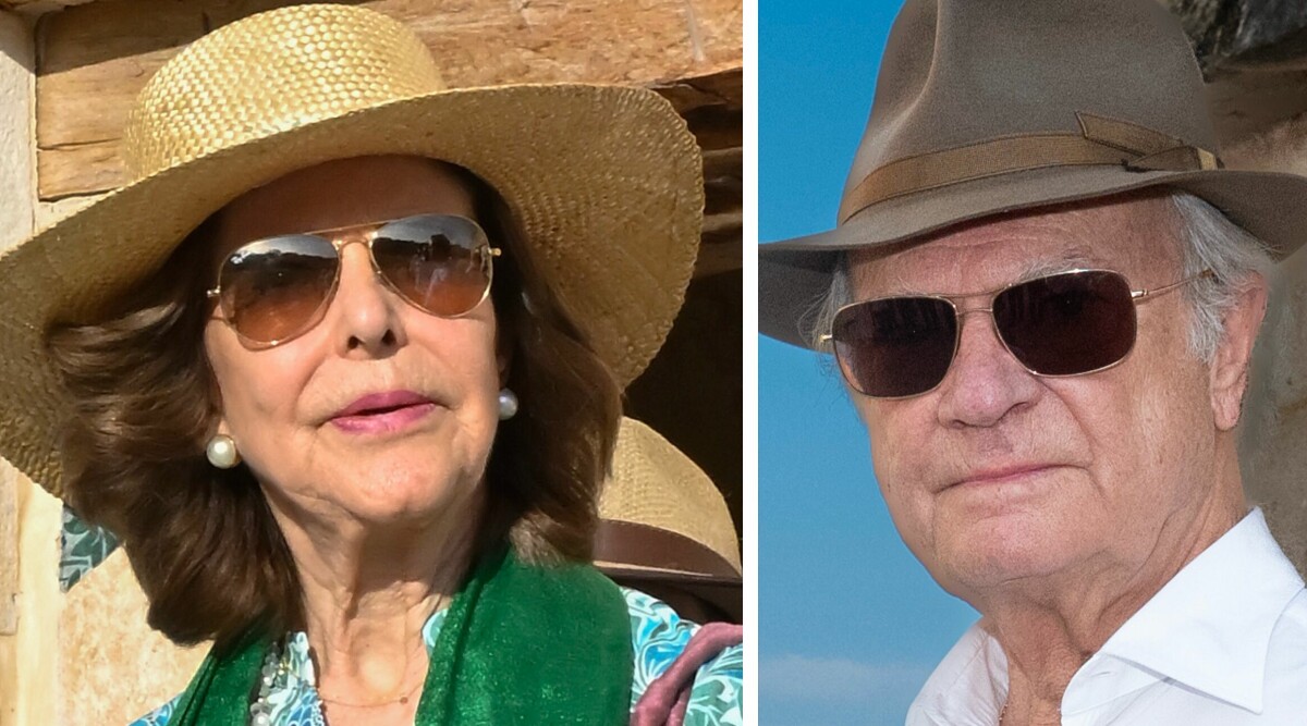 Bilderna från Silvias semesterresa förvirrar – fel man pekas ut som kungen