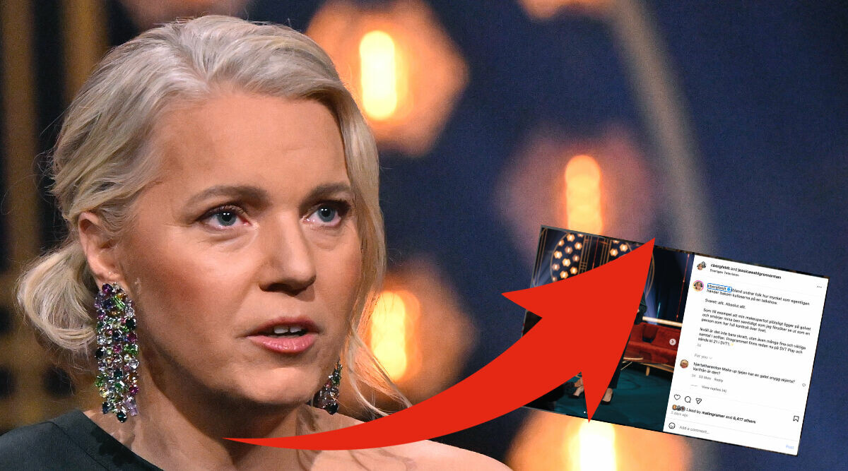 Carina Bergfeldt avslöjar händelsen bakom kulisserna: "Ligger på golvet"