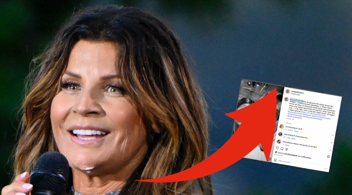 Carolas lycka med kändismannen – kan inte hålla tillbaka känslorna: "Älskar"