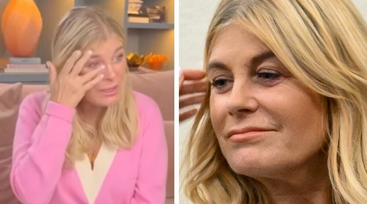 Pernilla Wahlgren bryter ihop – när kameran slutat rulla