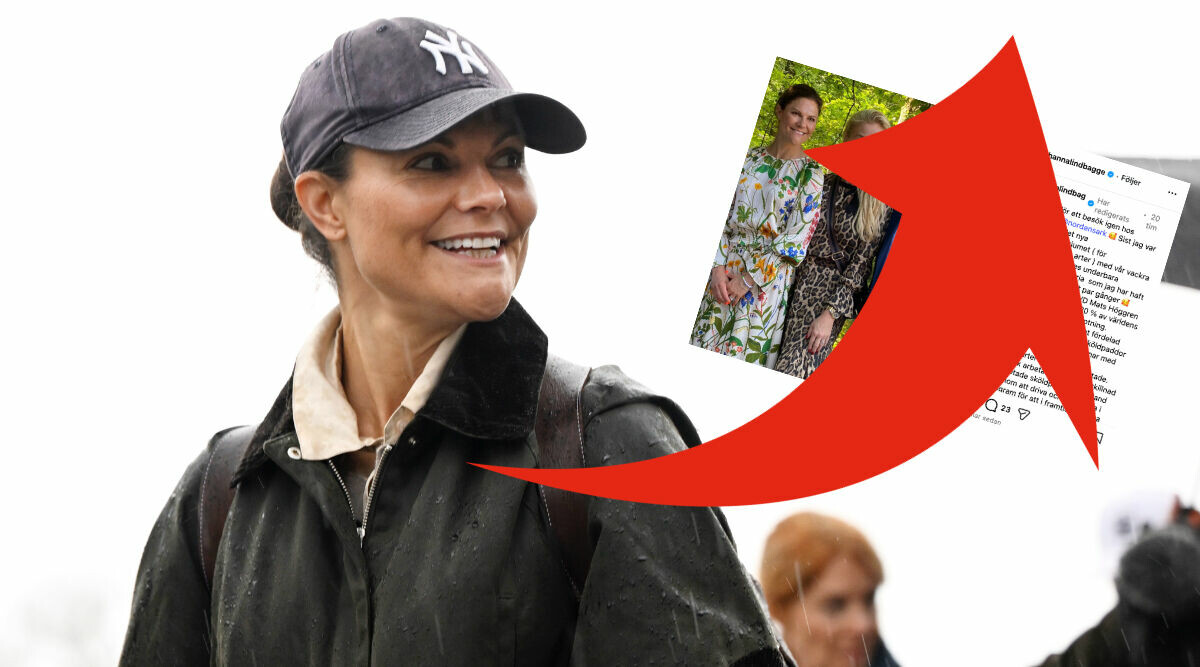 Här dyker Victoria upp bredvid kändisen: "Kramar"