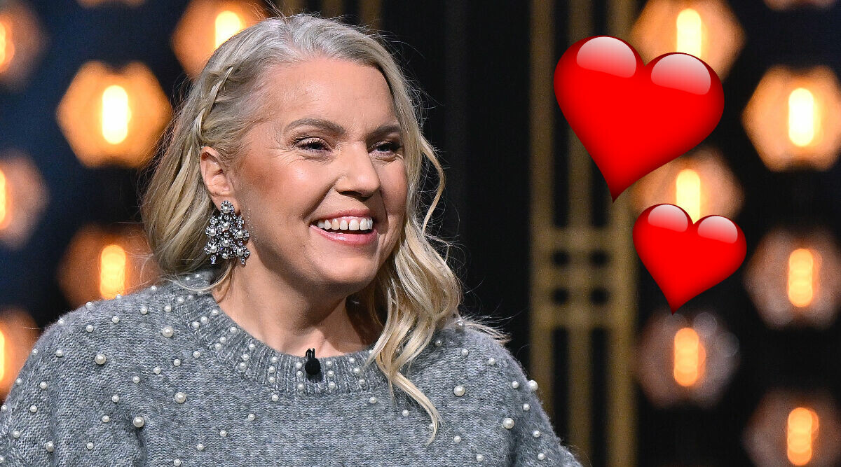 Carina Bergfeldt bekräftar barnlyckan med Jesper: "Så glad"