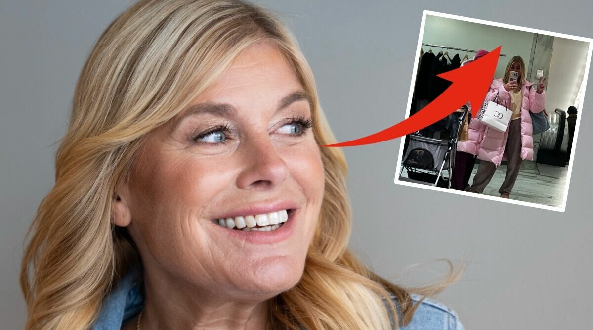 Här dyker Pernilla Wahlgren upp med sin tvilling