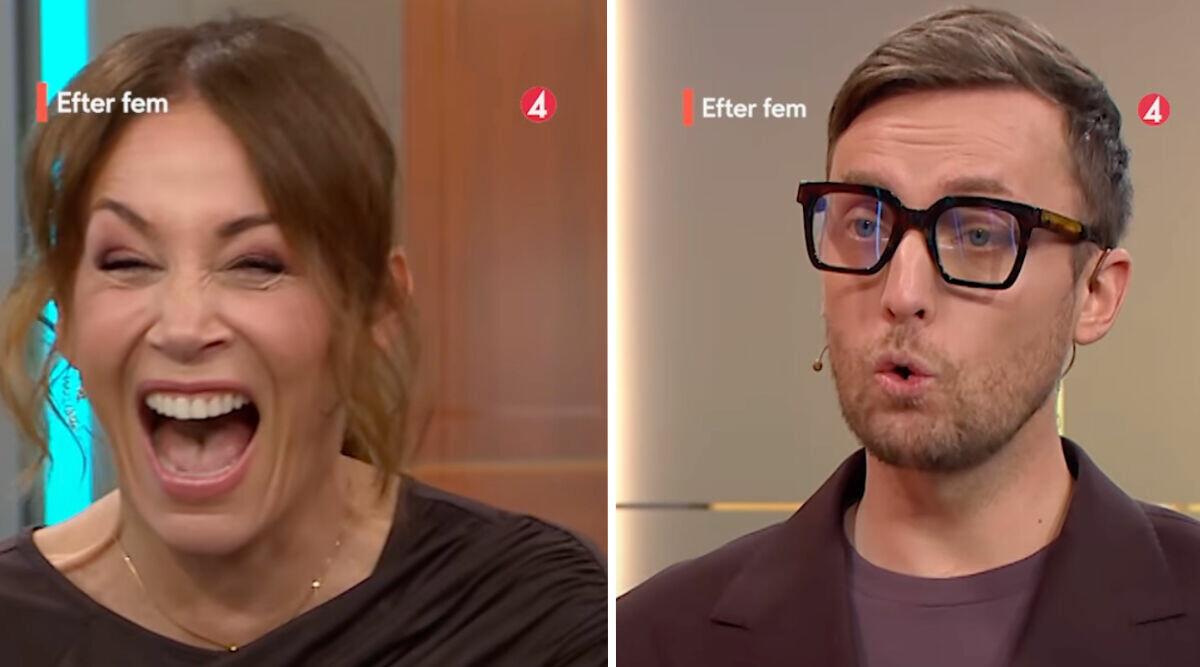 Här brister det för Tilde de Paula i studion – efter Axel Pilebys miss