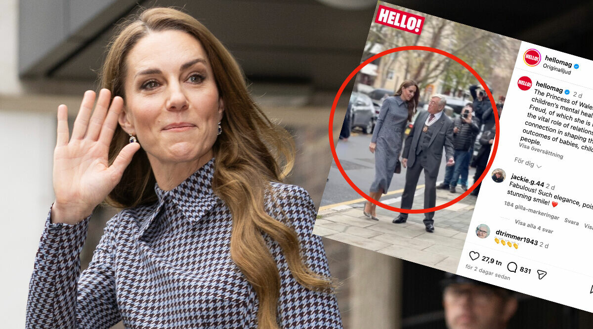 Nu sprids klippet på Kate – beteendet väcker reaktioner