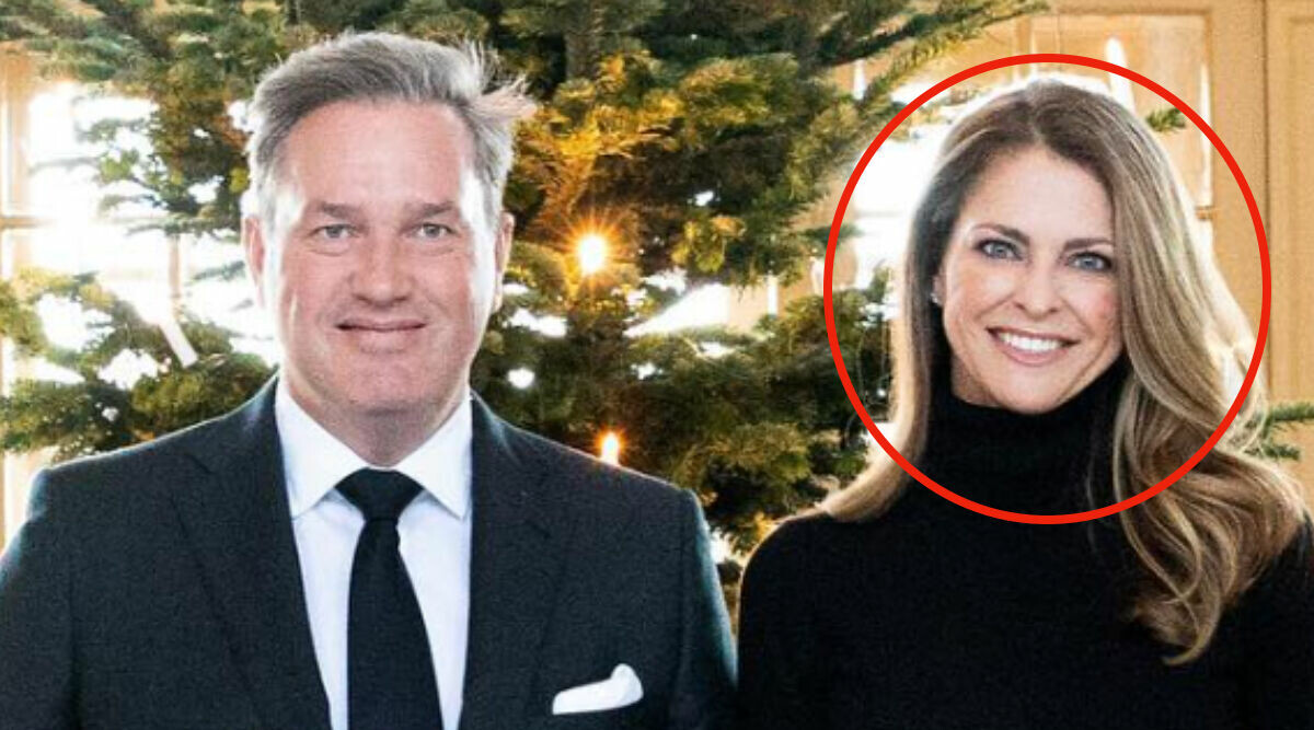 Julbilden på prinsessan Madeleine sprids – väcker reaktioner