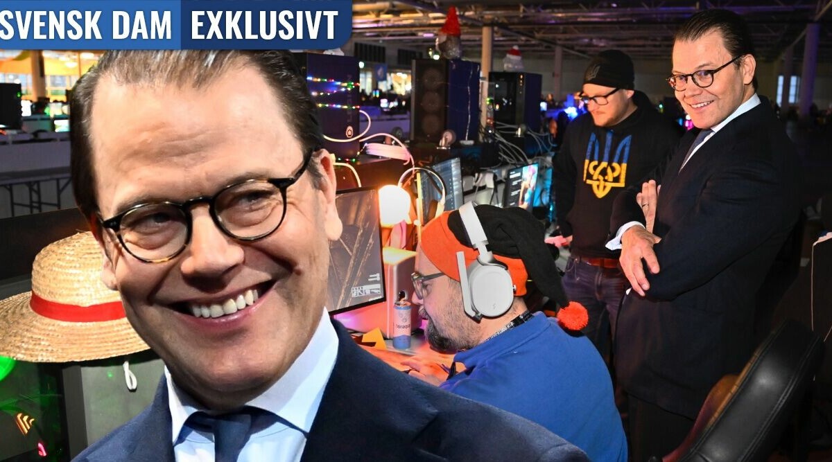 Prins Daniel kung på Dreamhack – bland robotar och ninjor: "Ett under!"