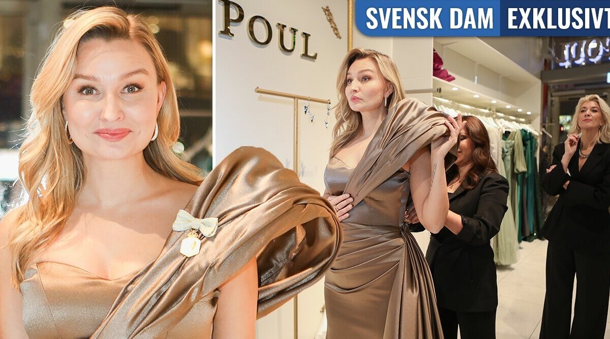 Följ med när Ebba Busch provar klänningen inför Nobel 2025!