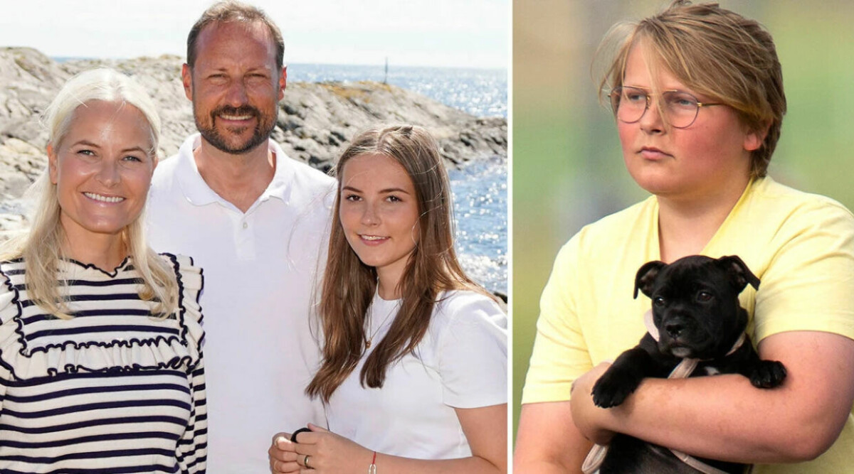 Norske prinsen har dolts från allmänheten – nu visas han upp