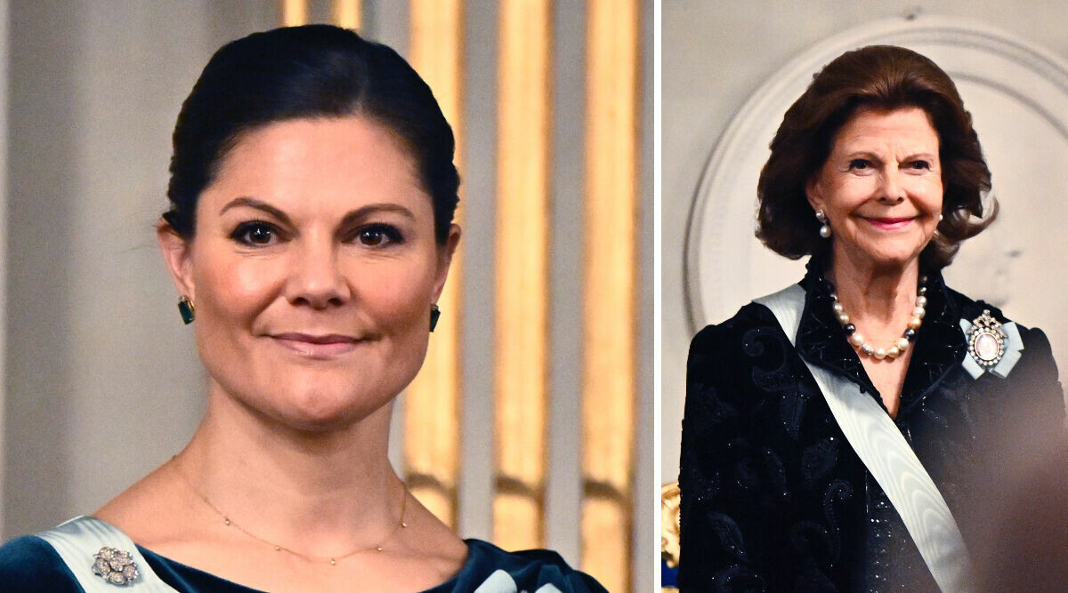 Victoria strålar under galakvällen – matchar med mamma Silvia!