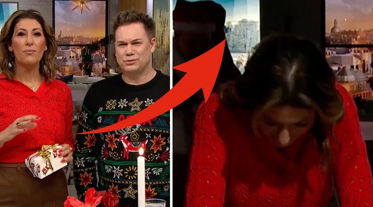 Här försvinner Anders Pihlblad mitt i sändning – Rania reagerar