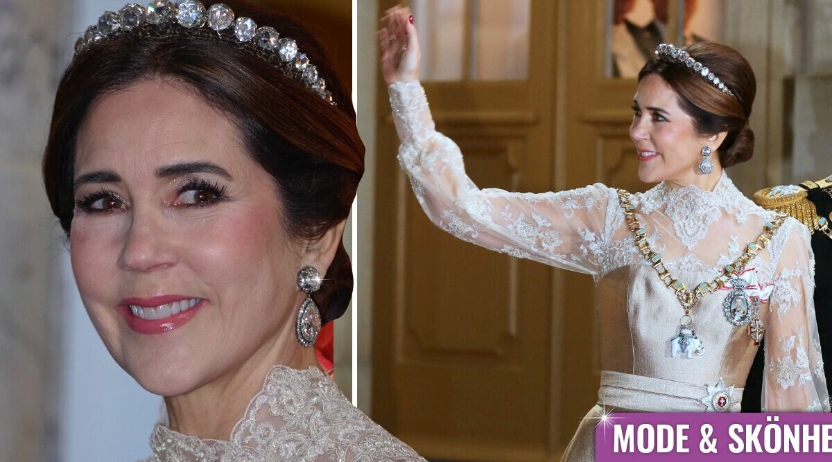 Drottning Marys bländande vackra nyårslook – får alla att tappa hakan