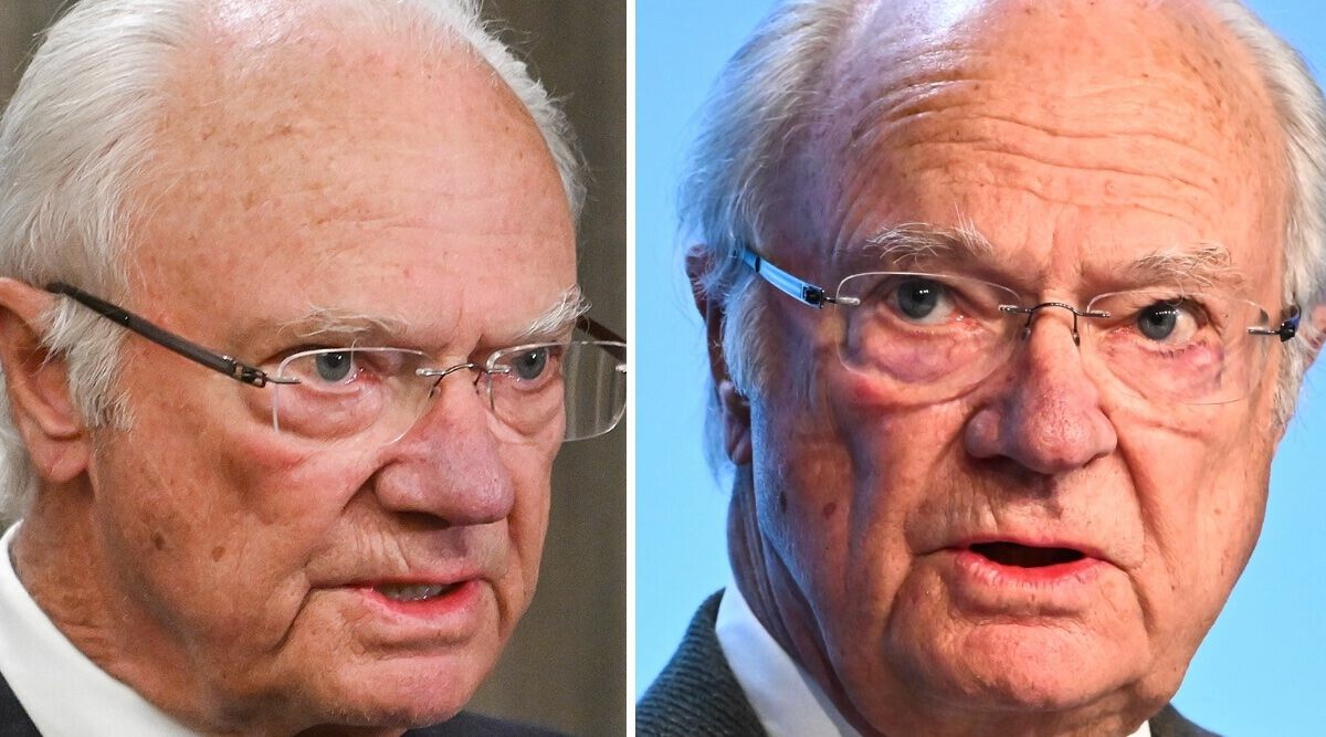 Kungen märkbart orolig över situationen: "Allvarligt"