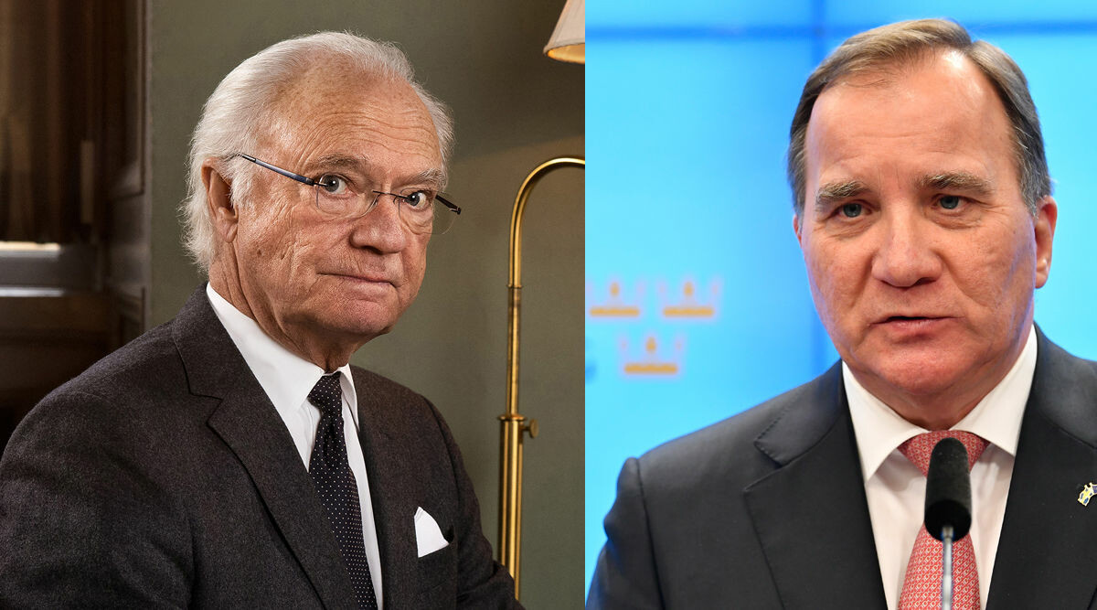 Kungen riktar skarp kritik mot Stefan Löfven