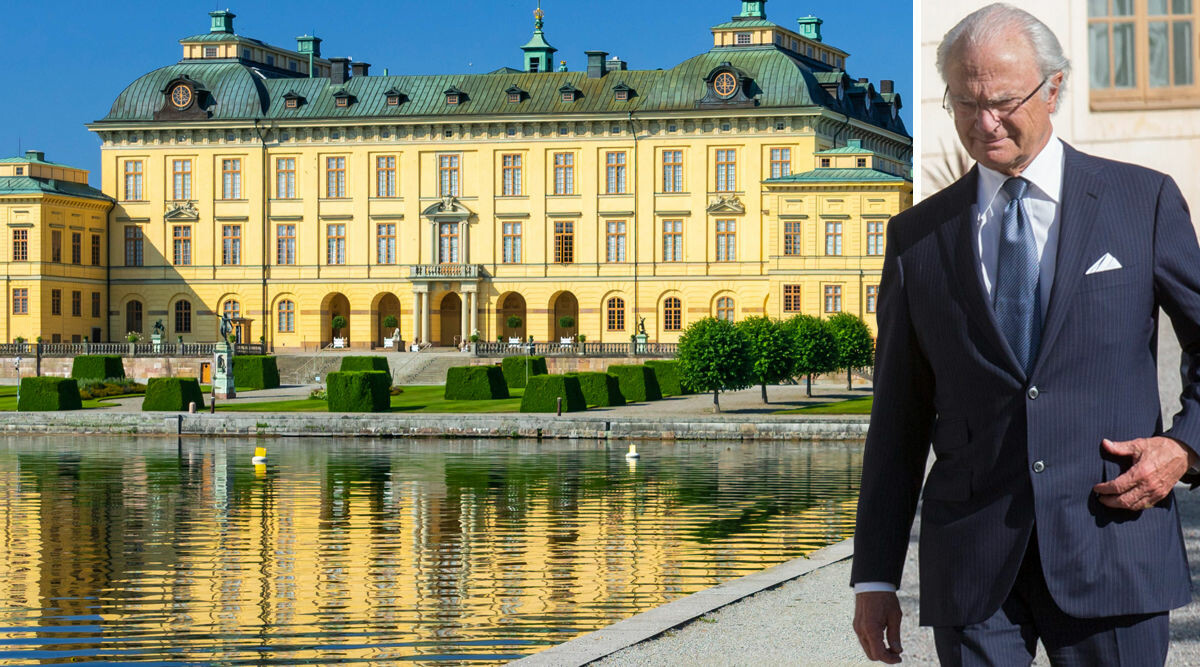 JUST NU: Svår översvämning på Drottningholm – kungen informerad