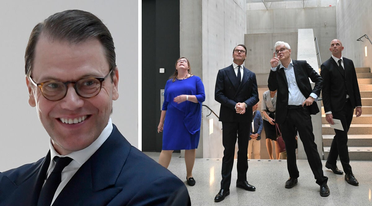 Prins Daniel tillbaka från semestern – invigde omstridda konsthallen