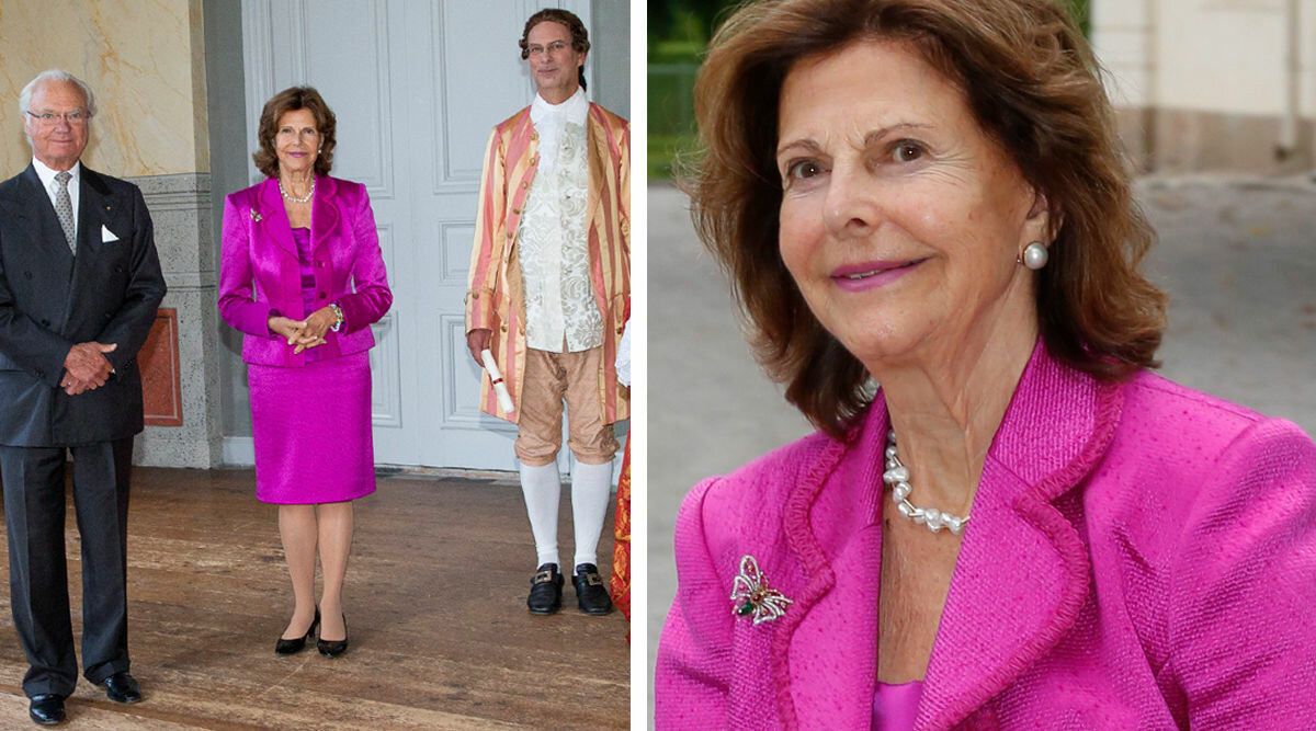 Kungaparet på festmingel – se bilderna från Drottningholm!