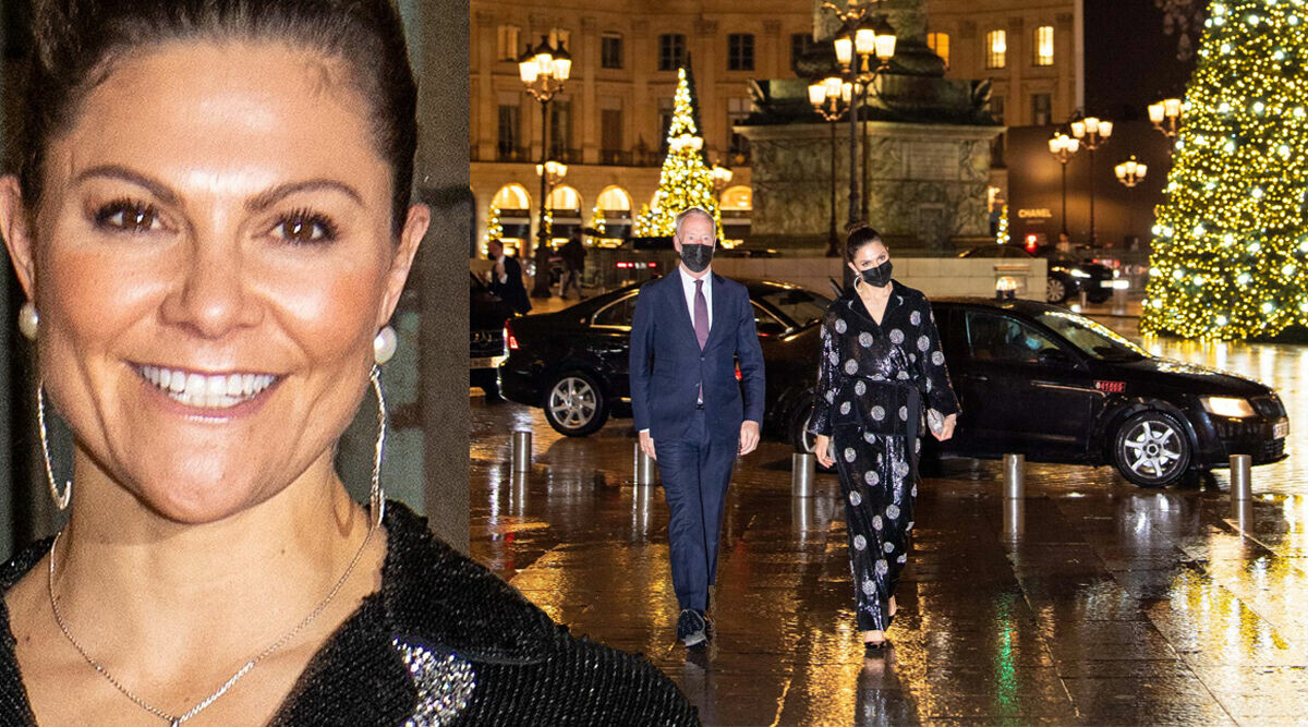 Wow Victoria! Kronprinsessans glammiga festkväll i Paris – se bilderna!