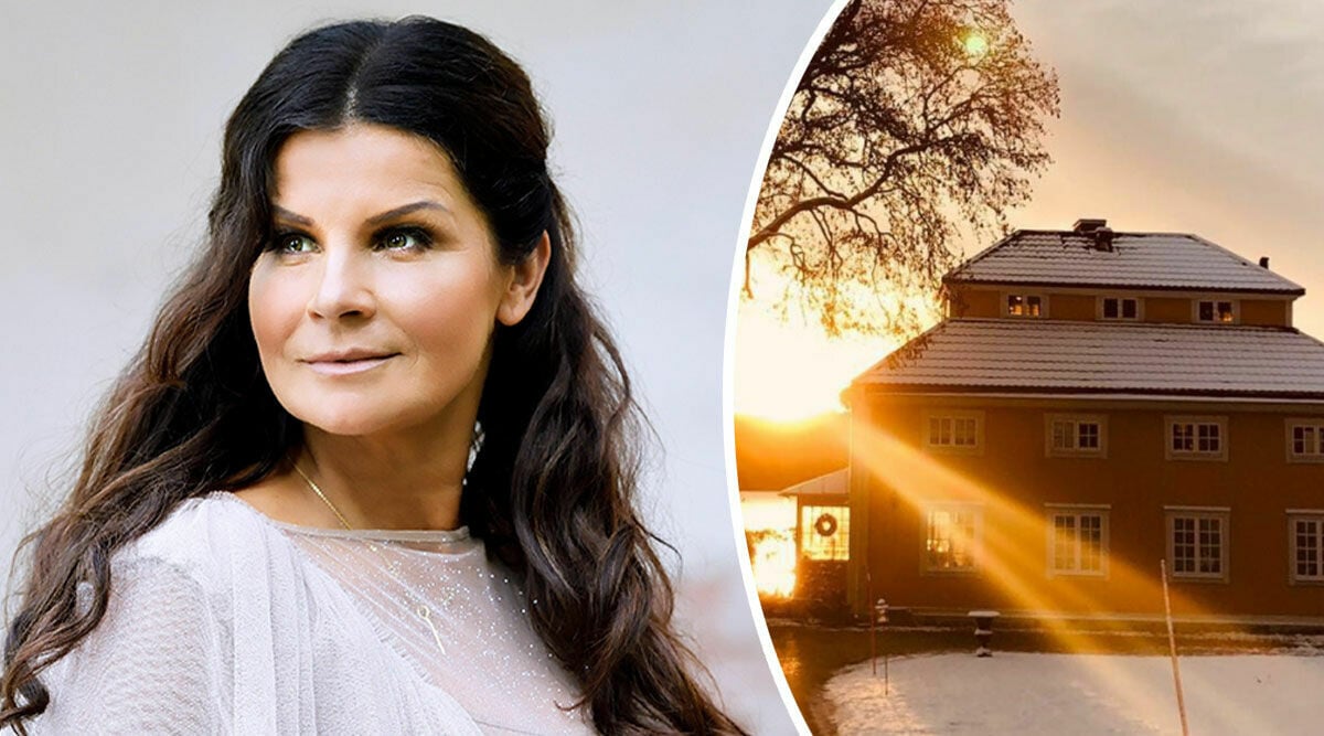 Carola Häggkvists lyxvilla i slottsparken – nya bilderna inifrån!