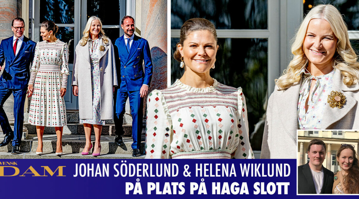 Mette-Marit och Haakon – hemma hos Victoria och Daniel på Haga!