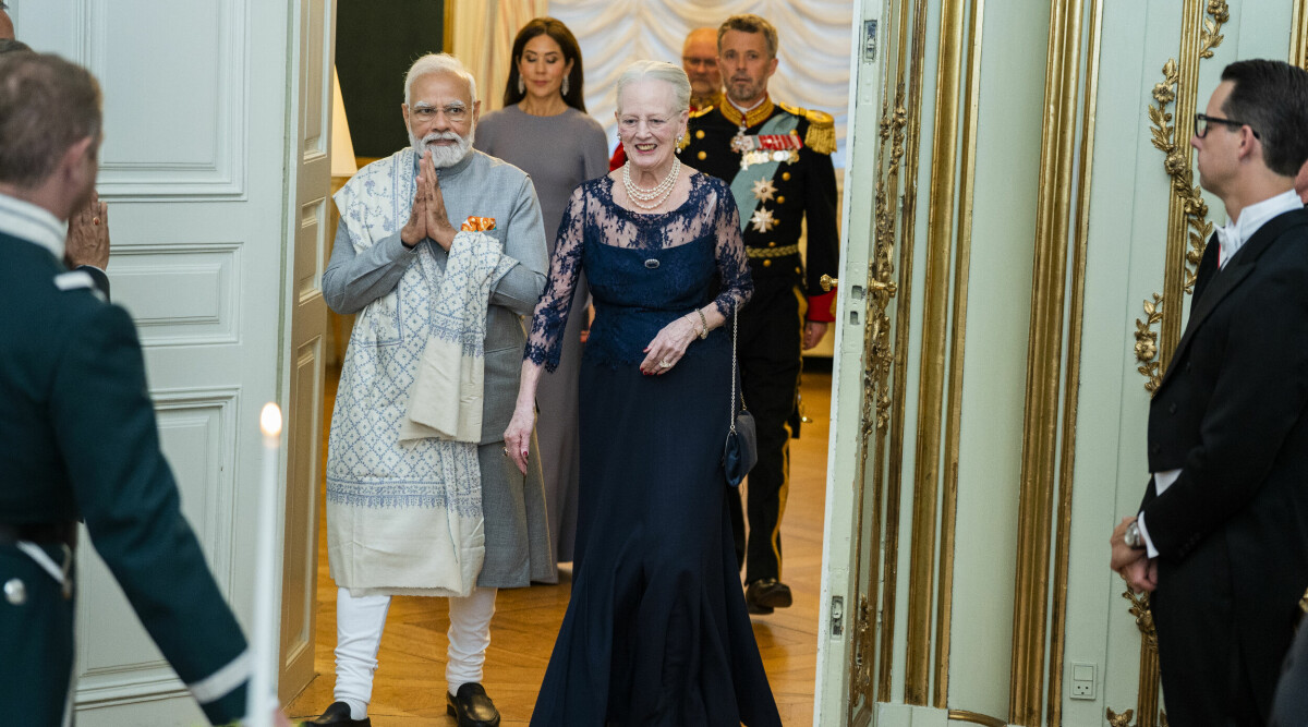 Detaljen hos Margrethe avslöjad – vid historiska galamiddagen