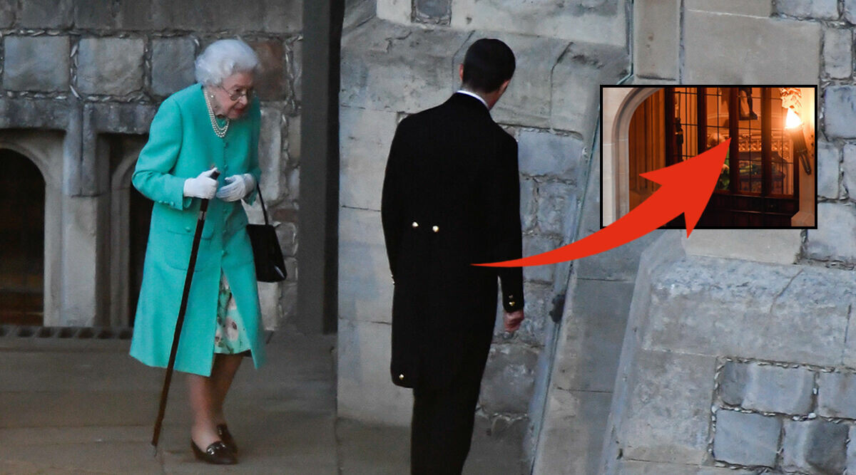 Skräckbilden på drottning Elizabeth – efter sjukbeskedet