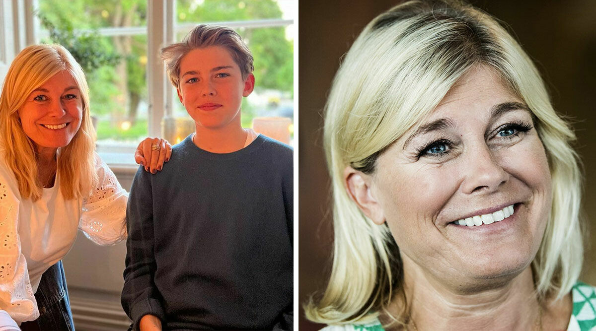 Pernilla Wahlgrens besked om yngste sonen: "Nu händer det!"