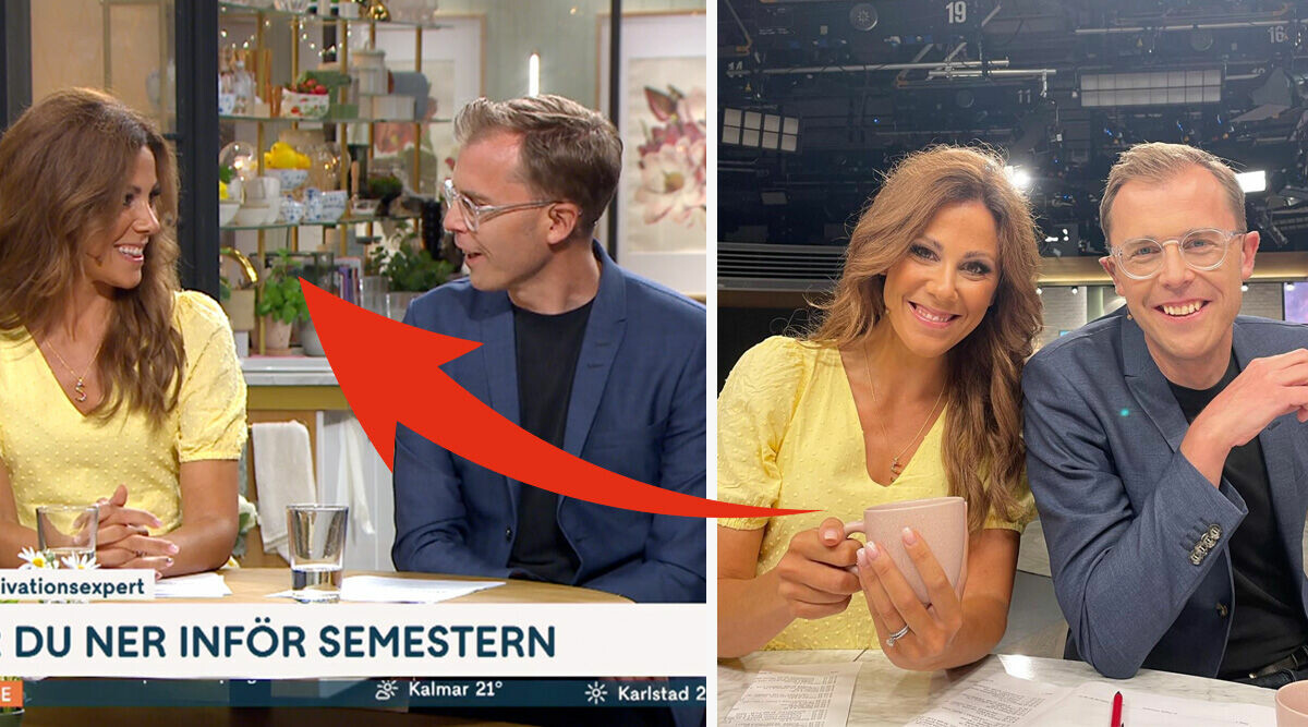 Nyhetsmorgon-kollegornas privata avslöjande – i direktsändning