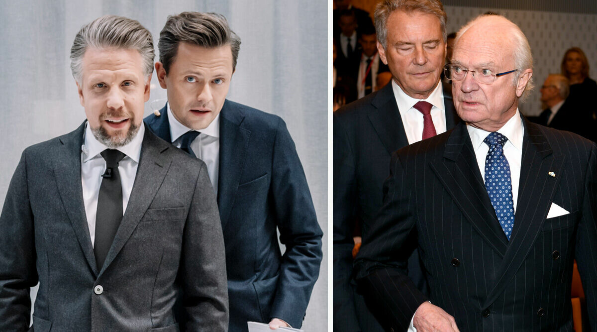 Komikernas vändning efter dråpliga mötet med kungen: "Han kan väl ha det lite jävla jobbigt"