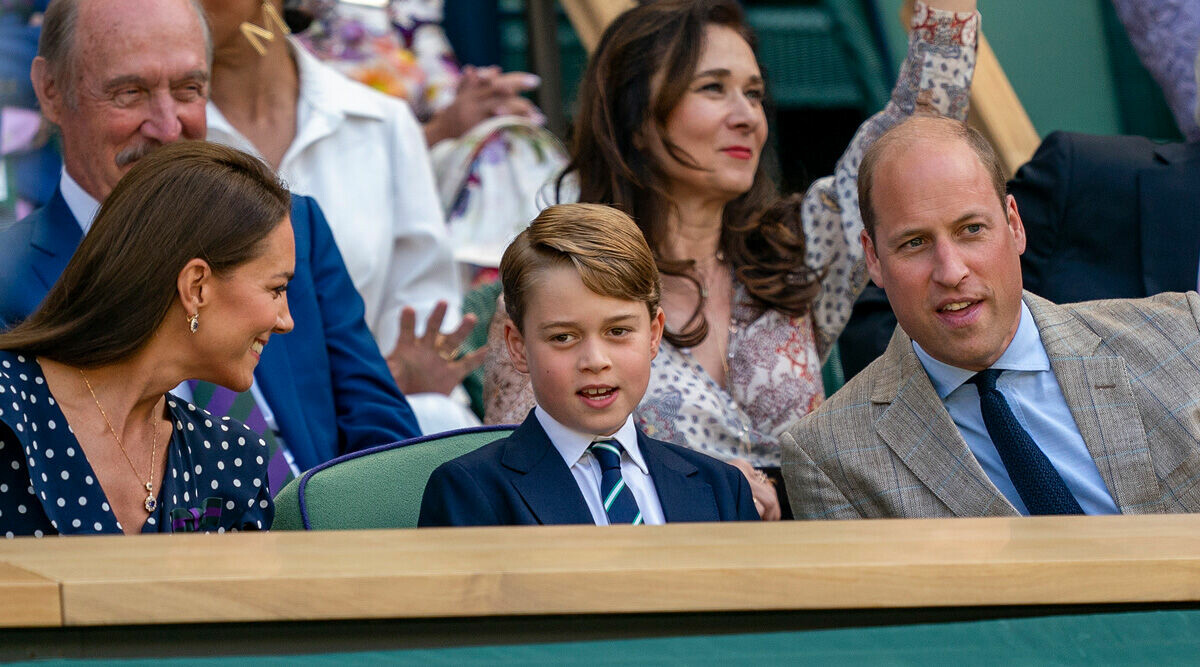 Prins George debuterar för sin första match - historiska bilderna från Wimbledon