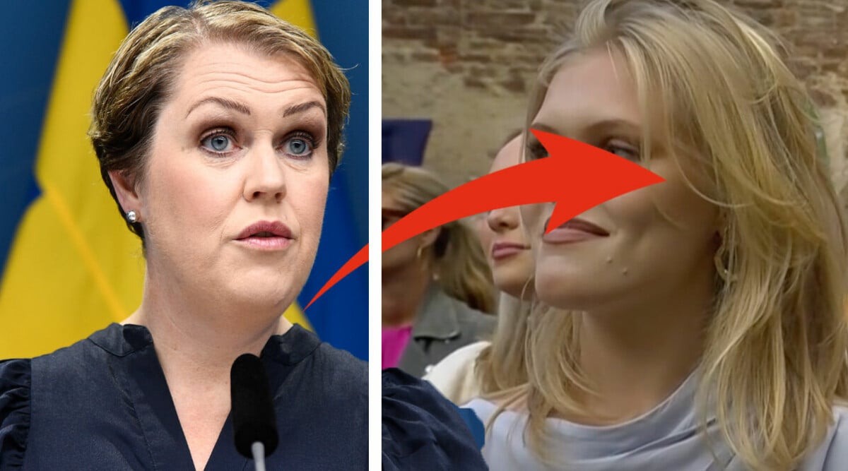 Lena Hallengren på Victorias firande – med okända dottern